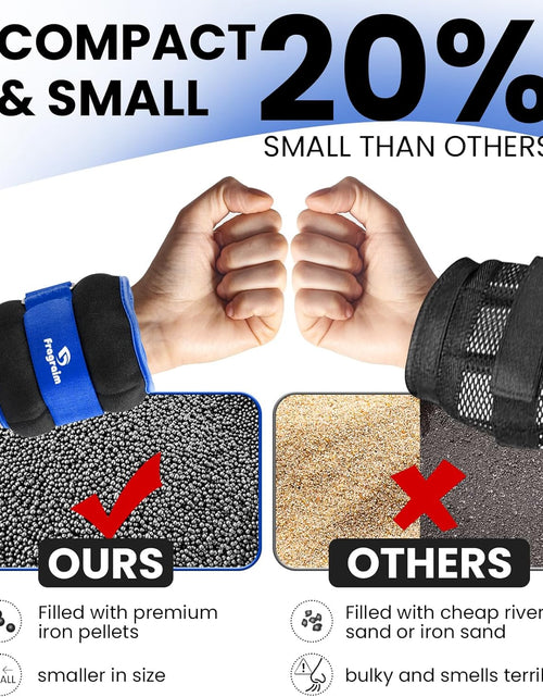 Load image into Gallery viewer, Ankle Weights for Women, Men and Kids - 1/2/3/4/6/8/10/12/15/20 LBS 1 Pair Strength Training Wrist/Leg/Arm Weight with Adjustable Strap for Jogging, Gymnastics, Aerobics, Physical Therapy
