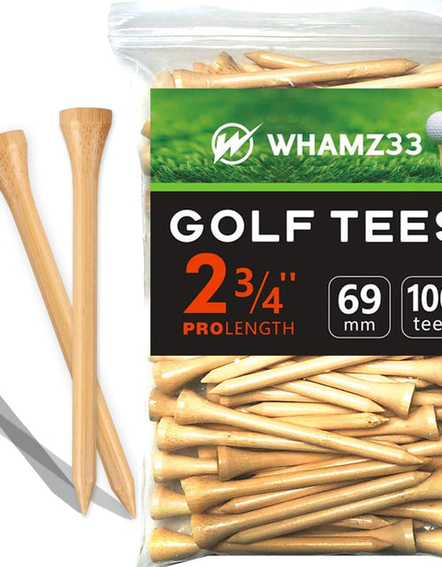 Load image into Gallery viewer, Professional Wooden Golf Tees 2 3/4 Inch Tee Pack of 100 Golf Tee
