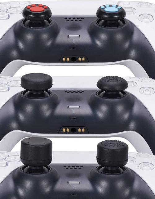 Load image into Gallery viewer, Water Transfer Printing Silicone Thickened Cover Skin Case for PS5 Dualsense Controller X 1(US Dollars) with Thumb Grips X 10
