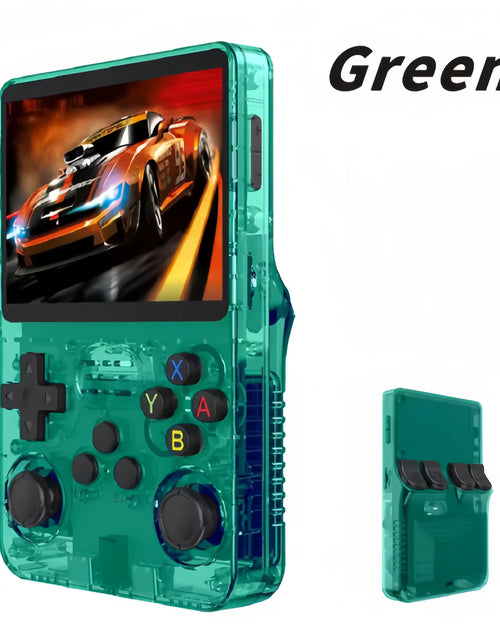 Load image into Gallery viewer, R36S Retro Video Handheld Game Console Linux System 3.5 in IPS Screen 3000Mah Battery 64G/128G TF Card Preinstalled Games
