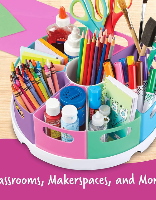 Load image into Gallery viewer, Create-A-Space Storage Center, 10 Piece Set - Desk Organizer for Kids, Art Organizer for Kids, Crayon Organizer, Homeschool Organizers and Storage
