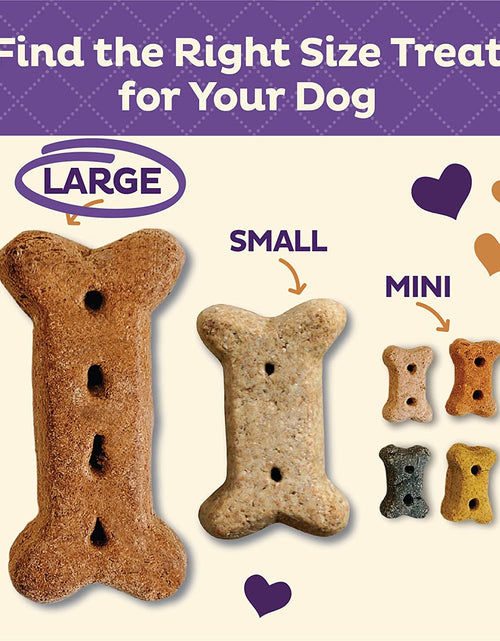 Load image into Gallery viewer, by Wellness Classic P-Nuttier Value Box Natural Dog Treats, Crunchy Oven-Baked Biscuits, Ideal for Training, Large Size, 6 Pound Box
